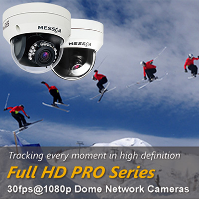 Messoa NDR891PRO IP Dome camera MESSOA Launches Full HD PRO Series Dome Network Cameras With Enhanced Features
