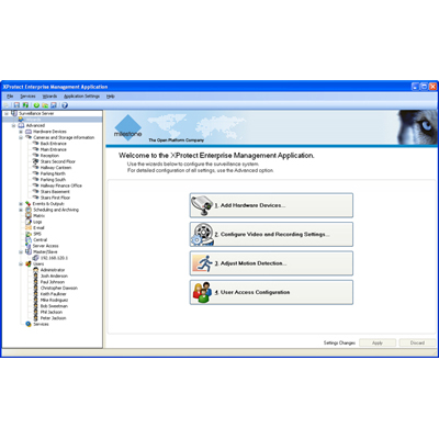 Milestone XProtect Enterprise 7.0 CCTV software XProtect Enterprise 7.0 is feature-rich IP video software with ultimate usability