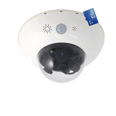 MOBOTIX DualDome D15 IP Dome camera MOBOTIX DualDome D15 5 MP, Dual Lens, 64 GB Internal Storage Camera