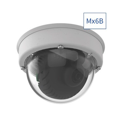 MOBOTIX Mx-v26B-6D036 IP Dome camera MOBOTIX Mx-v26B-6D036 V26B Complete Cam 6MP, B036, Day, White