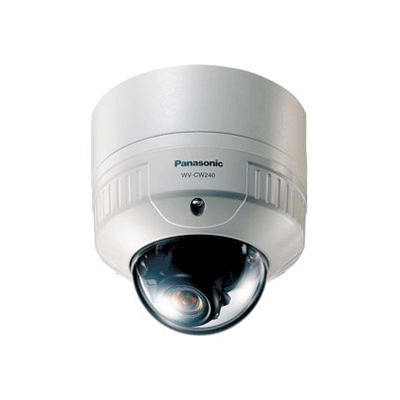 Panasonic WV-CW240 Dome camera Panasonic WV-CW240 dome camera with 480-line horizontal resolution