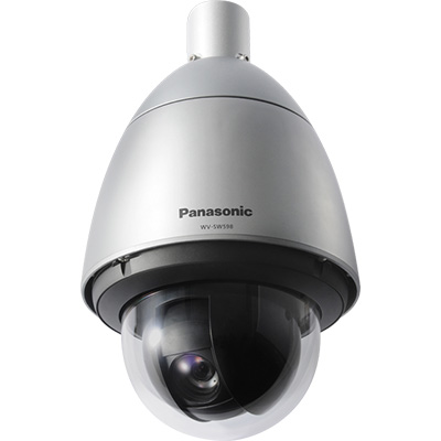 Panasonic WV-SW598E IP Dome camera Panasonic WV-SW598 2.4 megapixel full HD PTZ dome network camera