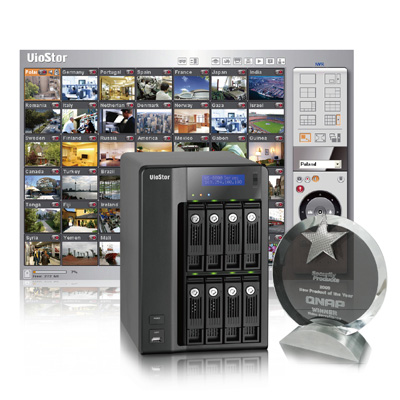 QNAP VS-8040 Digital video recorder (DVR) QNAP Security honoured new product of the year Award Winner for VioStor VS-8040 Network Video Recorder