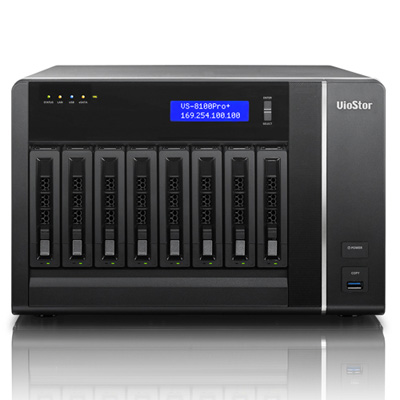 QNAP VS-8100Pro+ Digital video recorder (DVR) QNAP VS-8148 Pro+ VioStor NVR with HDMI local display
