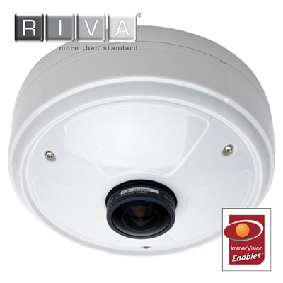 RIVA RC2103HD-6611 IP camera See More With The New 360° Panomorph Fisheye Camera From RIVA
