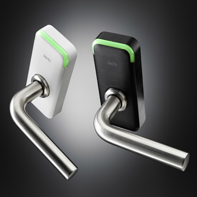 SALTO XS4 mini Electronic locking device SALTO uses augmented reality to virtual preview XS4 Mini on door