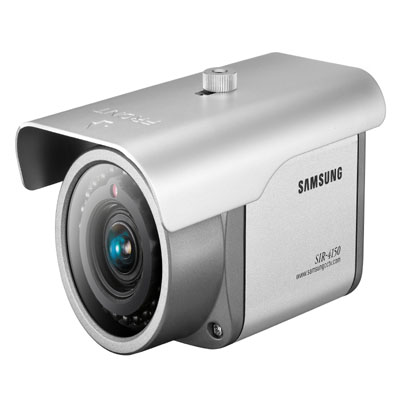 Hanwha Techwin America SIR-4150 CCTV camera Hanwha Techwin America Electronics SIR-4150 1/3 Day & Night, IR LED Camera with Built-in Varifocal Lens