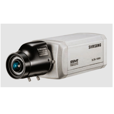 Hanwha Techwin America SCB-1000 CCTV camera Hanwha Techwin America SCB-1000 CCTV camera with digital noise reduction
