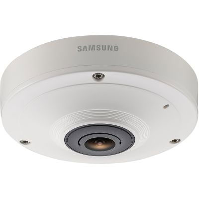 Hanwha Techwin America SNF-7010 Dome camera Hanwha Techwin America SNF-7010 360 Degree Fisheye Camera With 1080p Resolution