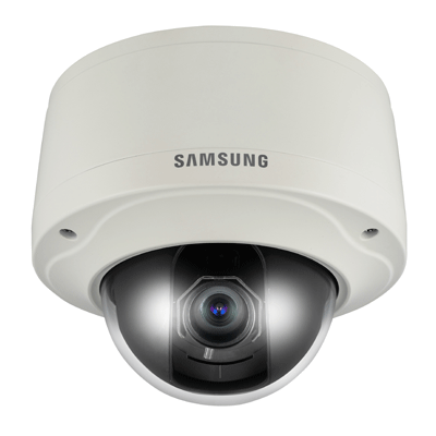 Hanwha Techwin America SNV-3082 IP Dome camera Hanwha Techwin America introduces 4CIF WDR network camera range