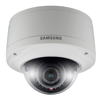 Hanwha Techwin America SNV-5080R Dome camera Hanwha Techwin America SNV-5080R dome camera with progressive scanning system