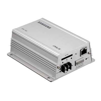 Hanwha Techwin America SPE-400 Video server (IP transmission) Hanwha Techwin America introduces ONVIF compliant encoder series