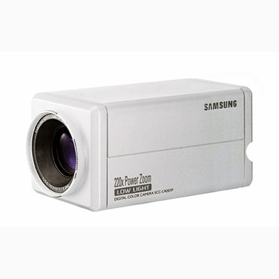 Hanwha Techwin America SCC-C4301 CCTV camera Hanwha Techwin America Techwin SCC-C4301 built-in zoom camera with 480 TVL