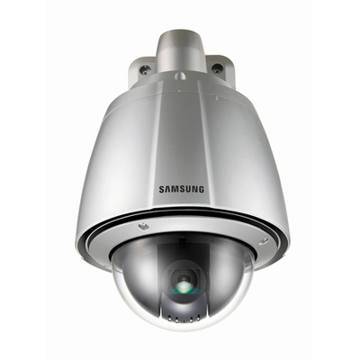 Hanwha Techwin America SNP-3301H Dome camera Hanwha Techwin America Techwin SNP-3301H network PTZ dome camera with 550 TVL