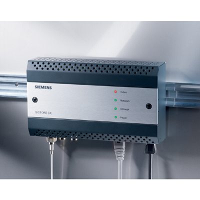 Vanderbilt CX1 CCTV transmission system Enhanced detection and object detection and removal with SISTORE CX from Siemens