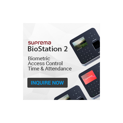 Suprema BioStation2 Access control reader Suprema BioStation 2 IP fingerprint terminal: New standard in biometric access control and time & attendance