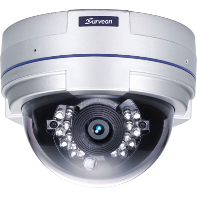 Surveon CAM4311 IP Dome camera Surveon CAM4311 full HD day/night dome network camera with PoE