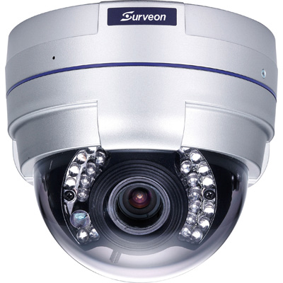 Surveon CAM4321 IP Dome camera Surveon CAM4321 full HD day/night fixed dome network camera with PoE