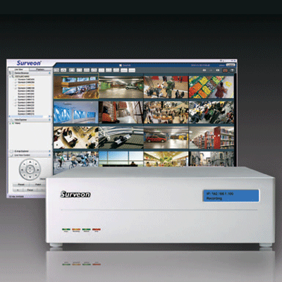 Surveon NVR1000-1032A Network Video Recorder (NVR) Surveon NVR1000-1032A network video recorder with E-map monitoring and management