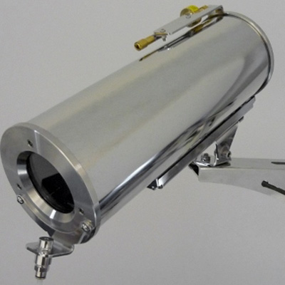 Tecnovideo 129ACIR70-L CCTV camera housing 129AC – Tecnovideo's innovative NEW Air Cooled stainless steel camera housing