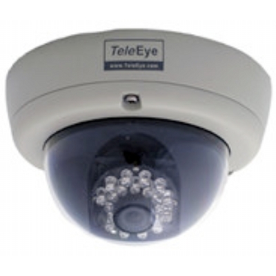 TeleEye DF283 Dome camera TeleEye DF283 outdoor IR dome camera with 420 TVL