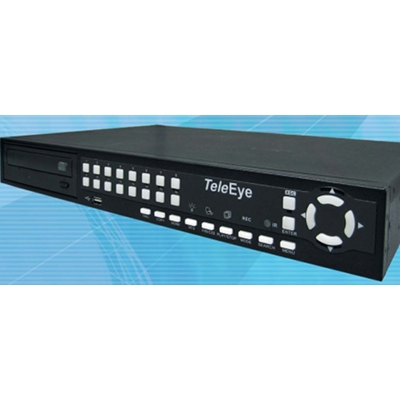 TeleEye RN688 Digital video recorder (DVR) TeleEye RN688 is an 8-input DVR with 2 internal hard drives and a built-in CD writer.