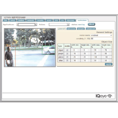 Vicon Vicon Analytics CCTV software Vicon Analytics, embedded in the IQeye family of Vicon cameras, provides actionable insights