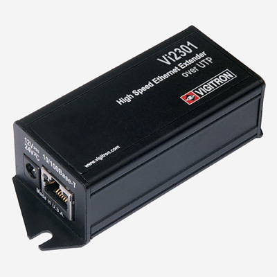 Vigitron Vi2301 CCTV transmission system Vigitron’s MaxiiCopper Vi2300 UTP and Vi2400 Coax extended network transmission product series