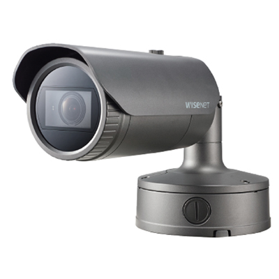 Hanwha Techwin XNO-8080R IP camera Hanwha Techwin America XNO-8080R 5MP Network IR Bullet Camera