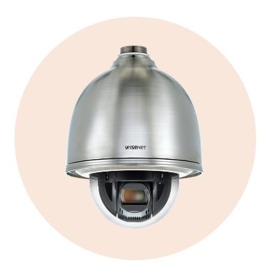 Hanwha Techwin America XNP-6320HS 2M 32x Network stainless PTZ Dome Camera