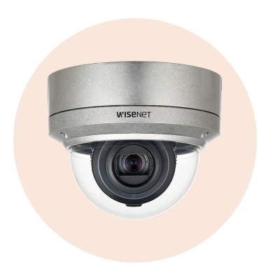 Hanwha Techwin America XNV-6120RS 2MP 12X IR stainless steel dome